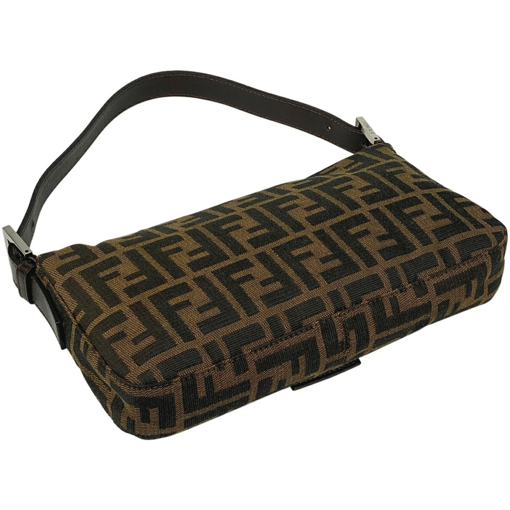 Fendi Zucca Mamma Baguette Shoulder Bag leather brown - Picture 2 of 7